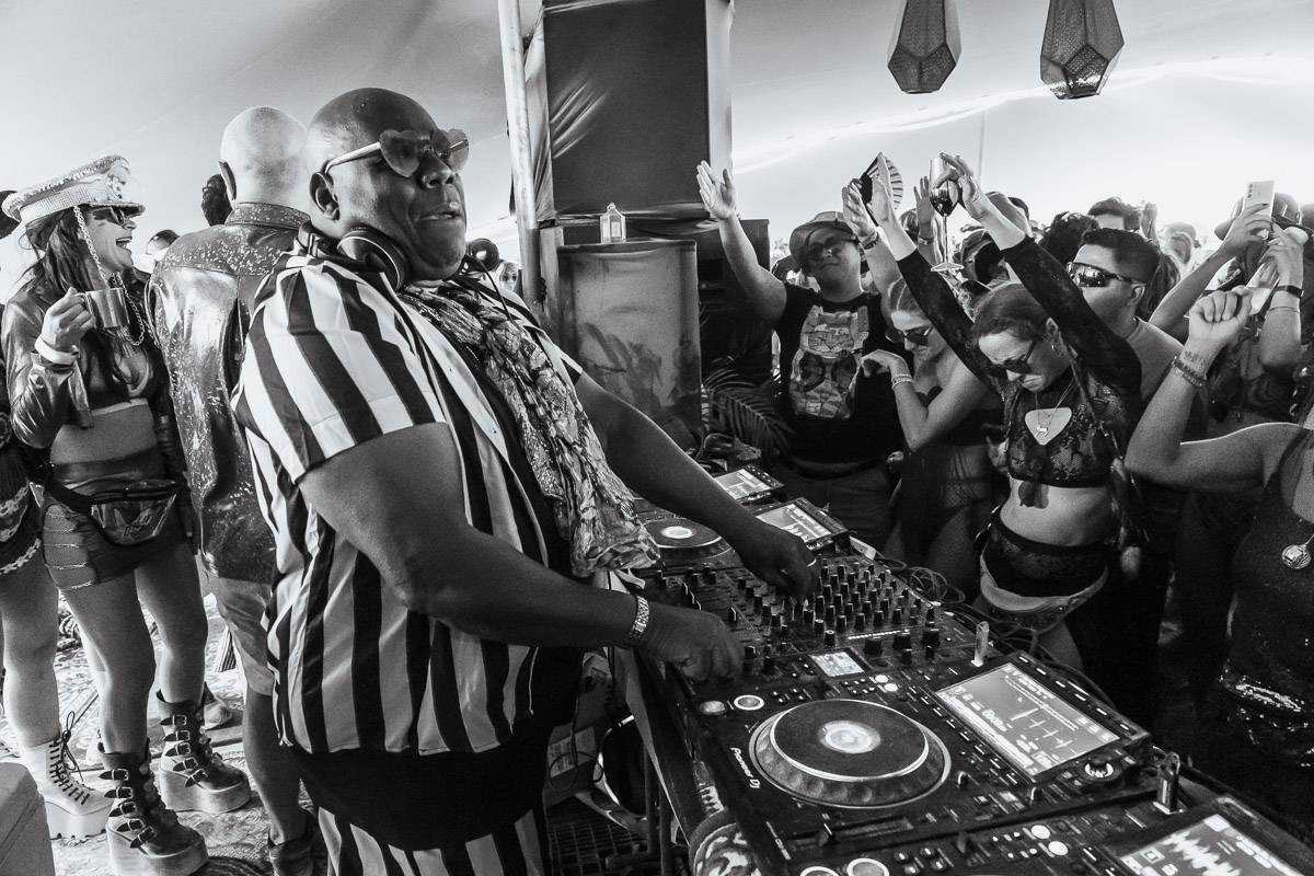 Carl Cox, a legendary fixture at Burning Man